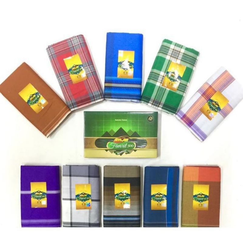 Promo Sarung Atlas Favorit 500/Sarung Tenun Kombinasi