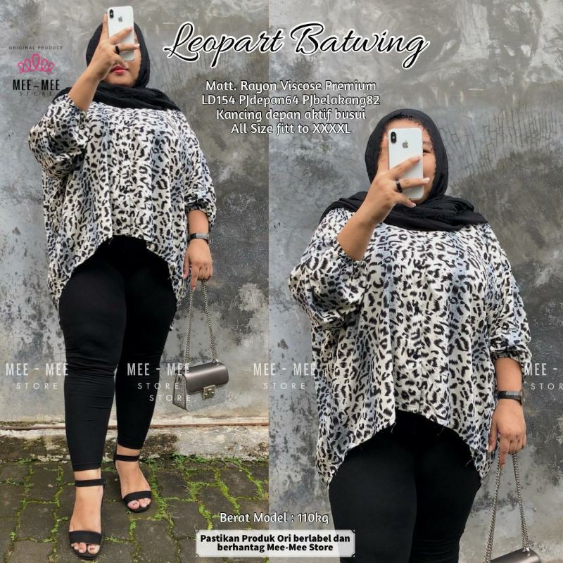 Atasan wanita blouse wanita jumbo ld 150 bahan adem original