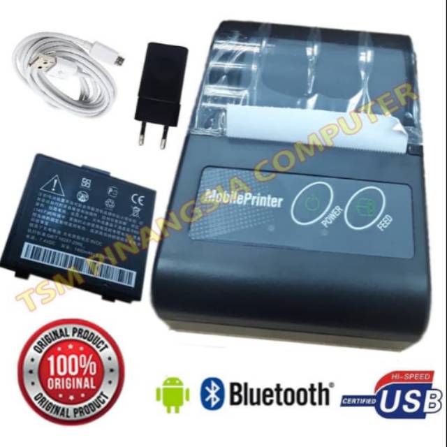 Printer bluetooth murah POS-58 printer kasir mini