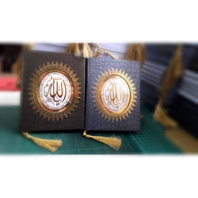 Cetak yasin hard cover motif kulit buaya