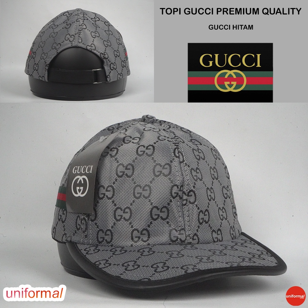 TOPI GUCCI BASEBALL HAT PIN NEW COWO CEWE DEWASA UNISEX / TOPI GUCI PRIA WANITA / BISBOL / BASEBOL / SNAPBACK / IMPOR / GRADE ORI / MERAH MAROON / HITAM / ABU / ASLI / IMPORT / DEWASA