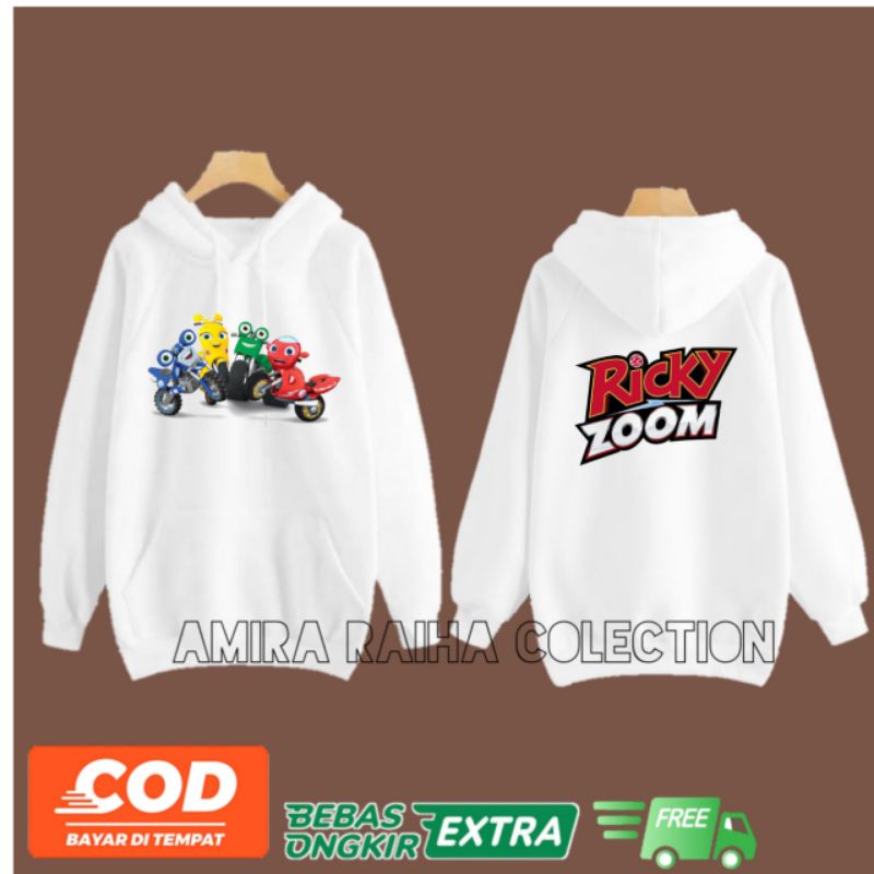 jaket hoodie Ricky zoom/jaket anak hoodie Ricky zoom/hoodie anak Ricky  zoom