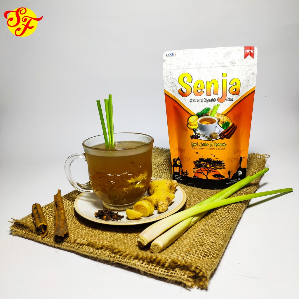 

Minuman Jahe Instan SENJA - Sari Jahe X Rempah / Jahe Serbuk Rempah 100 Gram
