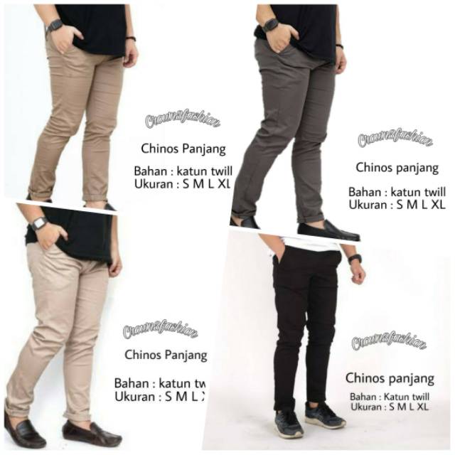 ⭐CELANA CHINO PANJANG &amp; PENDEK  KATUN TWILL TERBARU ✅ COD