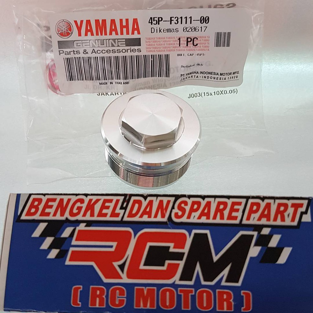 45P-F3111-00 BOLT, CAP (45P1) BAUT ATAS AS SHOCK TUTUP BYSON R25