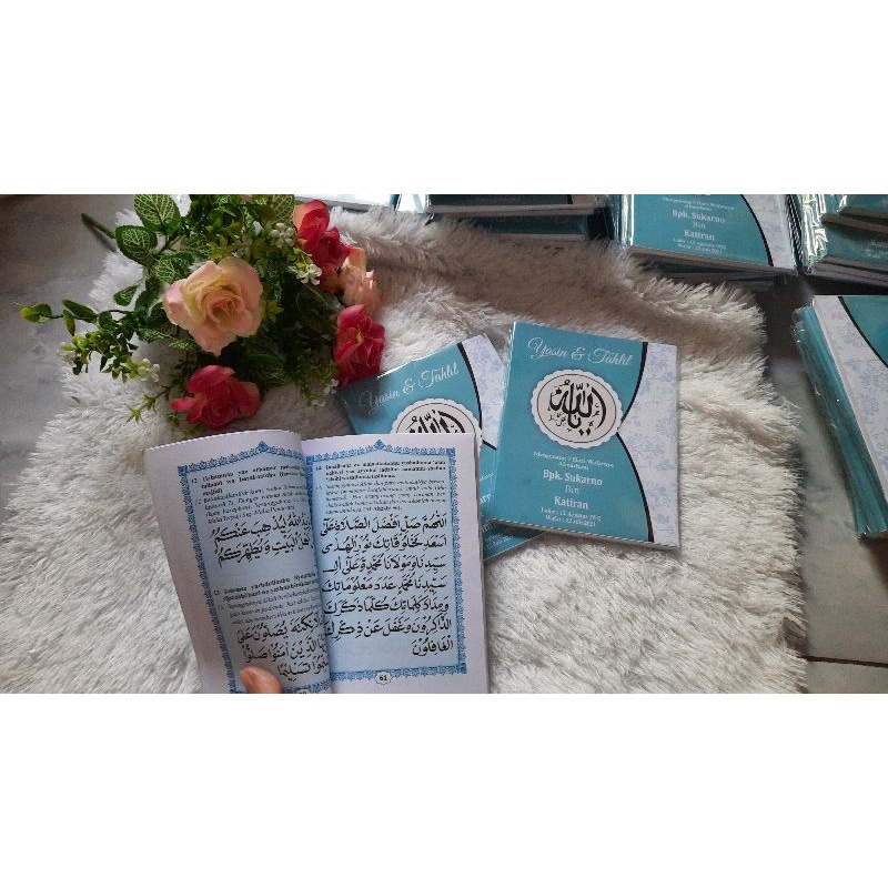 Buku Yasin SoftCover Desain Custom Cover