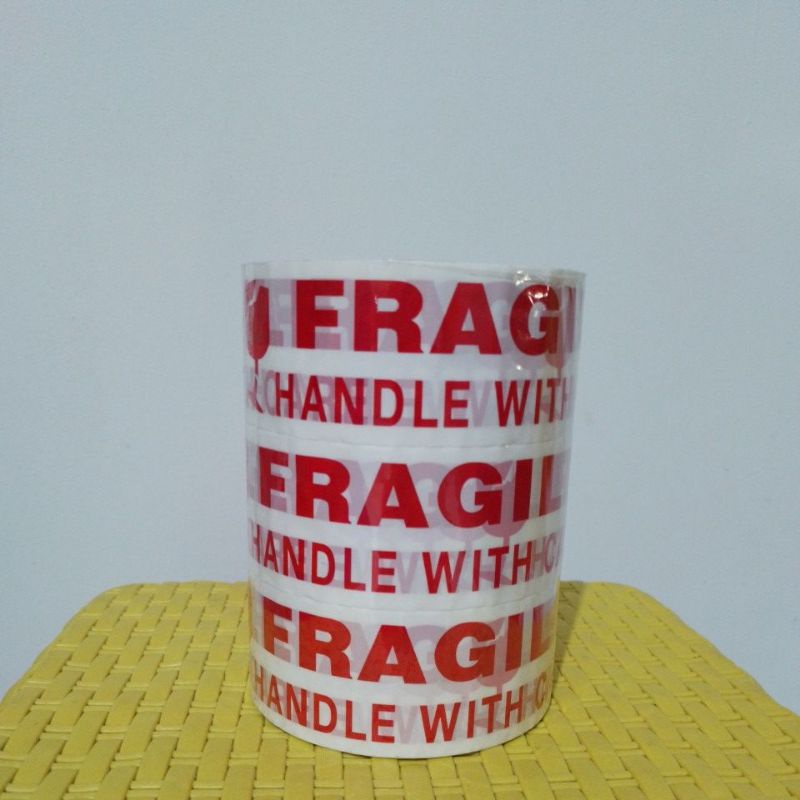 

Isolasi lakban putih fragile berry tape