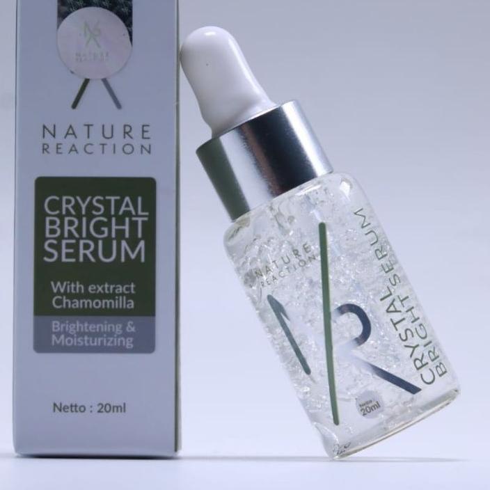 ➭ NR NATURE REACTION CRYSTAL BRIGHT SERUM 20 ML/NR SERUM ORIGINAL 100% ℗