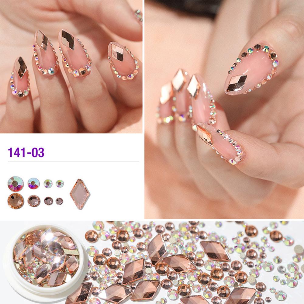 Berlian Imitasi Bentuk Tetesan Air Bahan Akrilik Untuk Dekorasi Nail Art