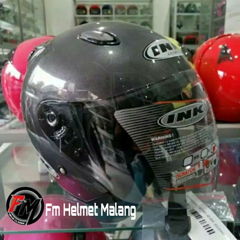 HELM INK CENTRO GUNMETAL ORIGINAL HELM INK CENTRO ORI GUN METAL HELM INK KAPSUL ABU ABU ASLI NO KW