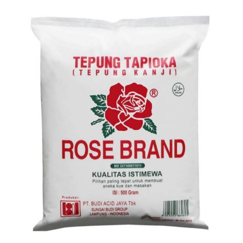 

Tepung tapioka - tepung kanji rose brand 500gram