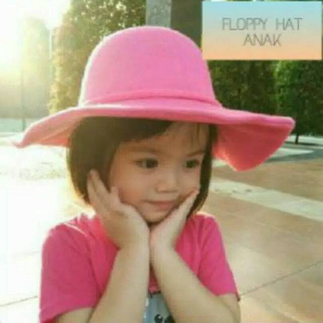 Topi floppy hat anak