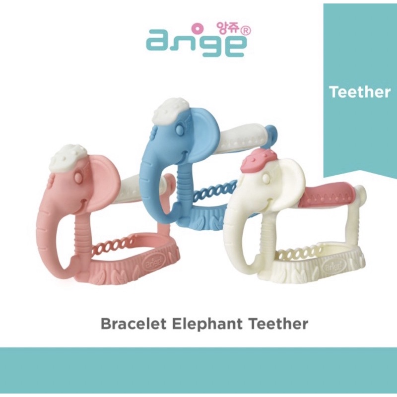 ANGE Elephant Bracelet Teether - Gigitan Bayi