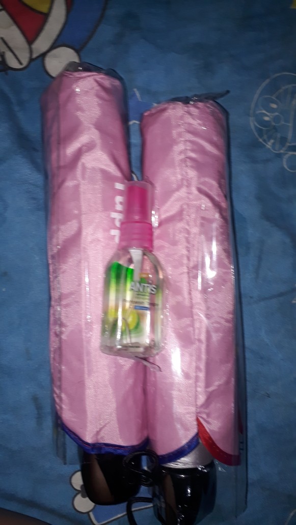 Payung Lipat 3d Magic Motif Panda & Polkadot