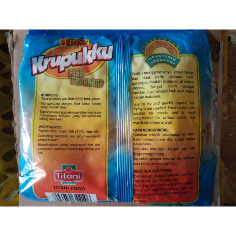 

Senna kerupukku 400gram