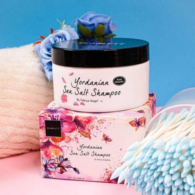 Scarlett Whitening Yordanian Sea Salt Shampoo/ Conditioner by Felicya Angelista