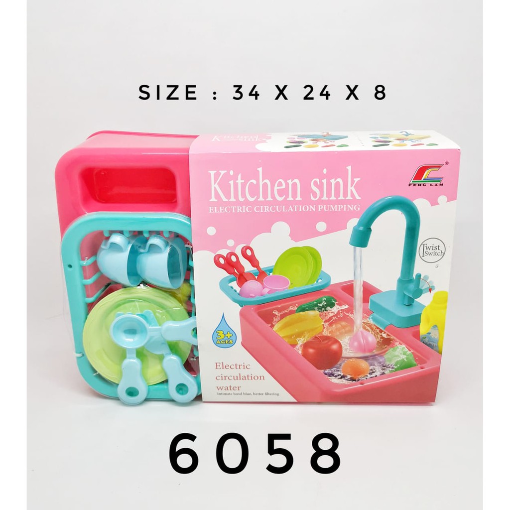 MAINAN ANAK PEREMPUAN - KITCHEN SINK Set Wastafel Cuci Piring