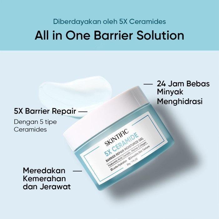 Bisa COD - SKINTIFIC 5X CERAMIDE BARRIER REPAIR MOISTURIZER GEL