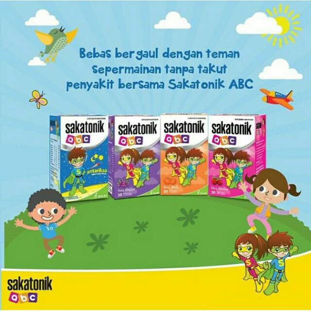 SAKATONIK ABC ANGGUR ISI 30 TABLET HISAP RASA GRAPE