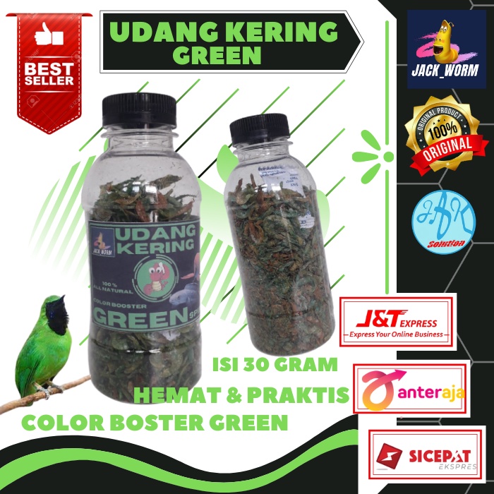 Udang Kering Pakan Ikan Channa Maru Yellow Sentarum Auranti Limbata Pulchra Oscar Tiger Batik Albino