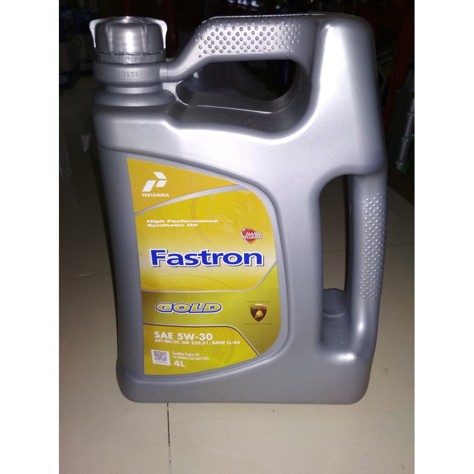 Oli Pertamina Fastron Gold SAE 5W-30 API SN CF 4 Liter ...