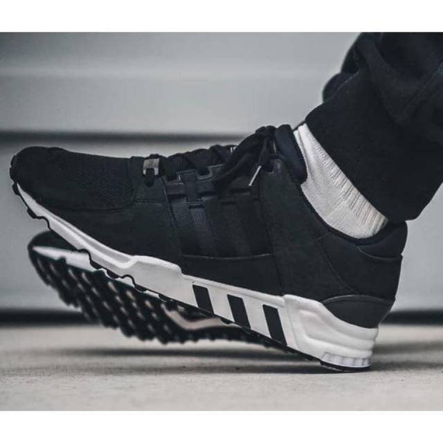 Adidas EQT support RF black on white