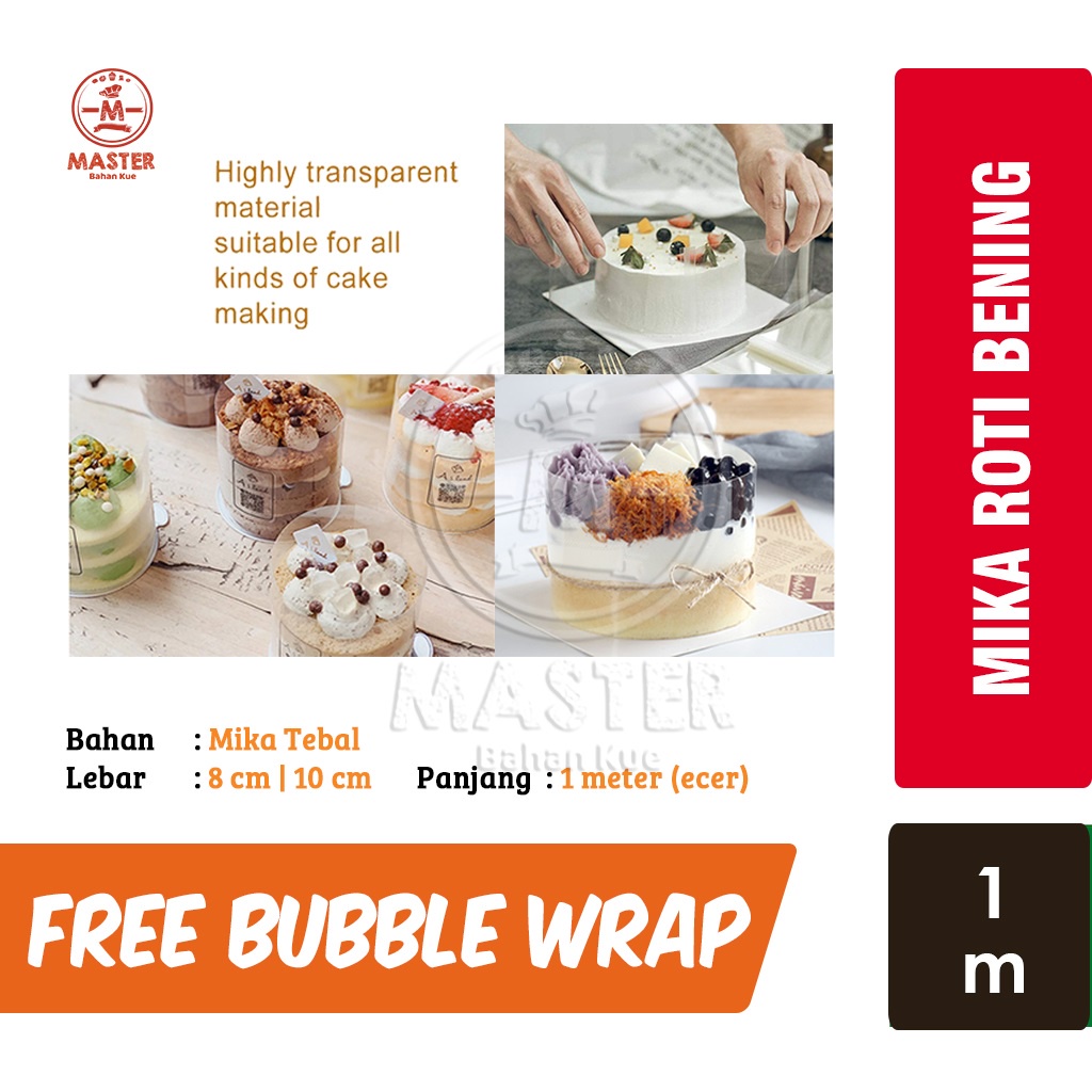 Mika Roll Bening / Mika Kue Roti Tart [Ecer 1 meter]