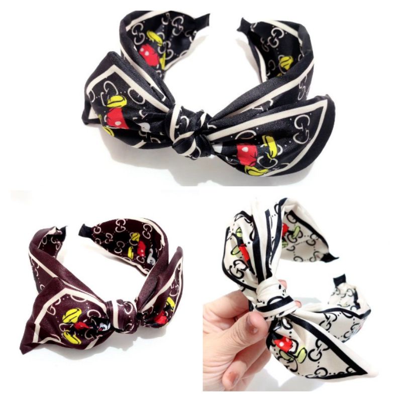 Bando Premium Quality Bando Korea Motif Gc Tidak Bikin Sakit Kalau Di Pakai Bahan Bagus Bandana import Branded Band B-018