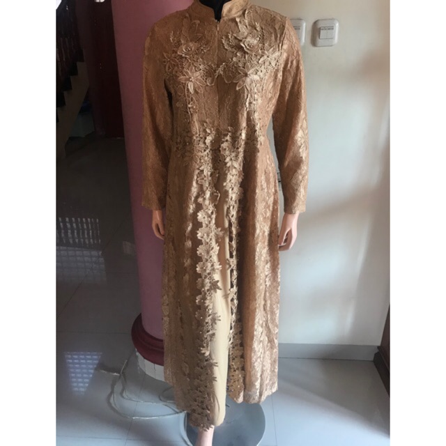 Gamis Modern//Gamis Brukat//Kebaya Pesta//Kebaya Modern//Kebaya Wanita// Brukat YUL