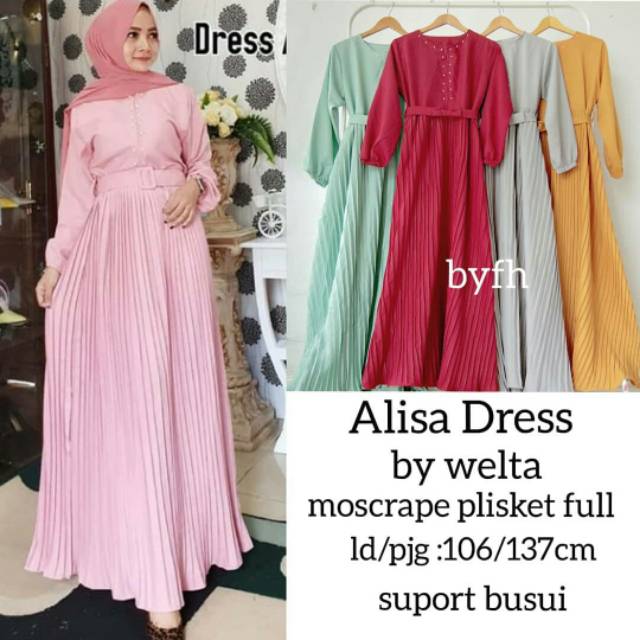 Gamis Dewasa Alisa Dress by Welta