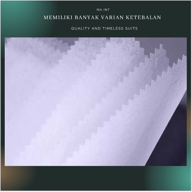 Kain Lem Pengeras Pelapis Interlining Lem Kodok Sutra Atau Lem Cicak