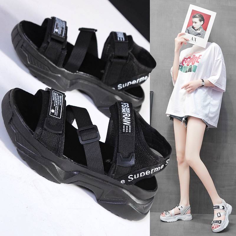 HS / Sandal Wedges Wanita Premium S-14