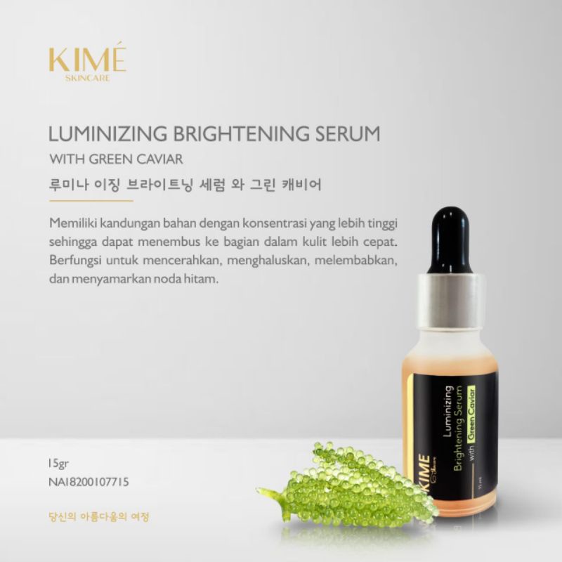 KIME SERUM WITH GREEN CAVIAR