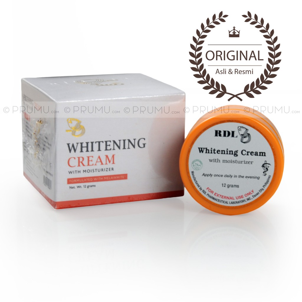 [ASLI & RESMI] RDL Whitening Cream 12 gram Krim Pemutih wajah Krim Shopee Indonesia