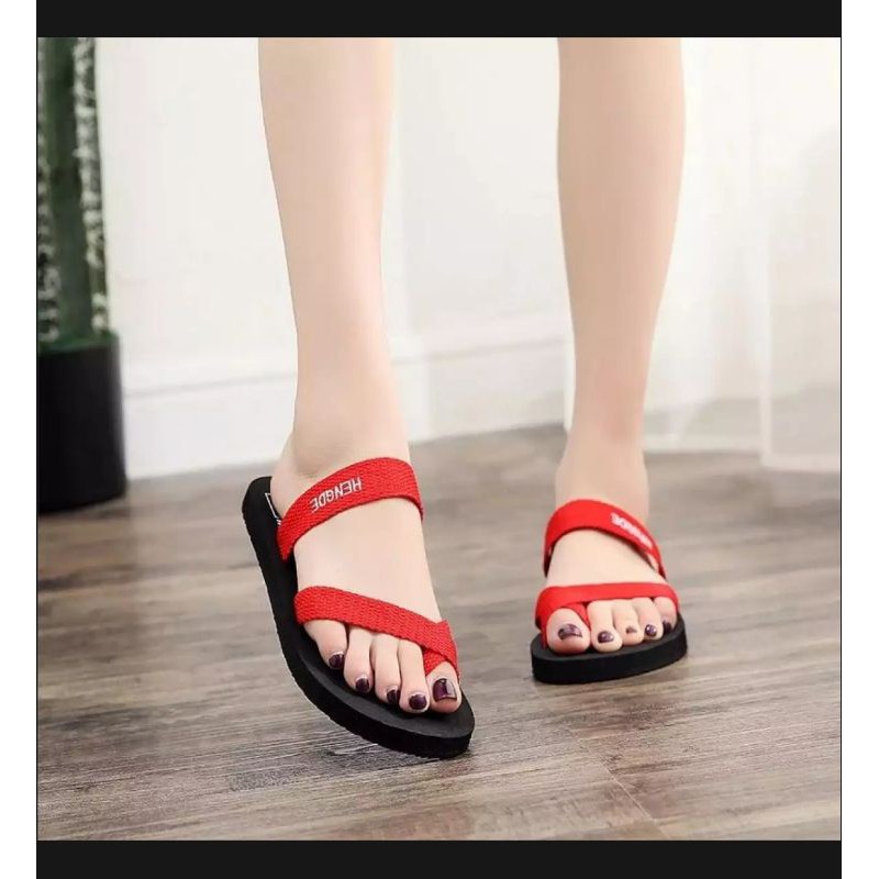 sandal hengde tali silang sandal wanita