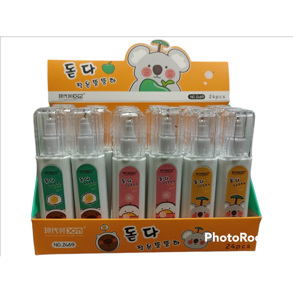 

AS888 - Tip Ex Cair Model Pen Correction Pen 12 Ml Motif Kartun Animals