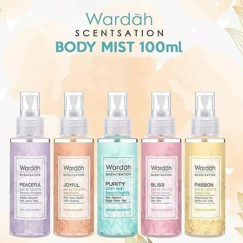 WARDAH Scentsation Parfum Wanita Body Mist 100ml