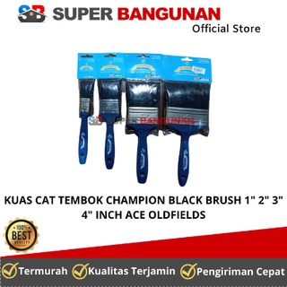 Jual Kuas Cat Tembok Champion Bulu Hitam Inch Ace Oldfields Shopee