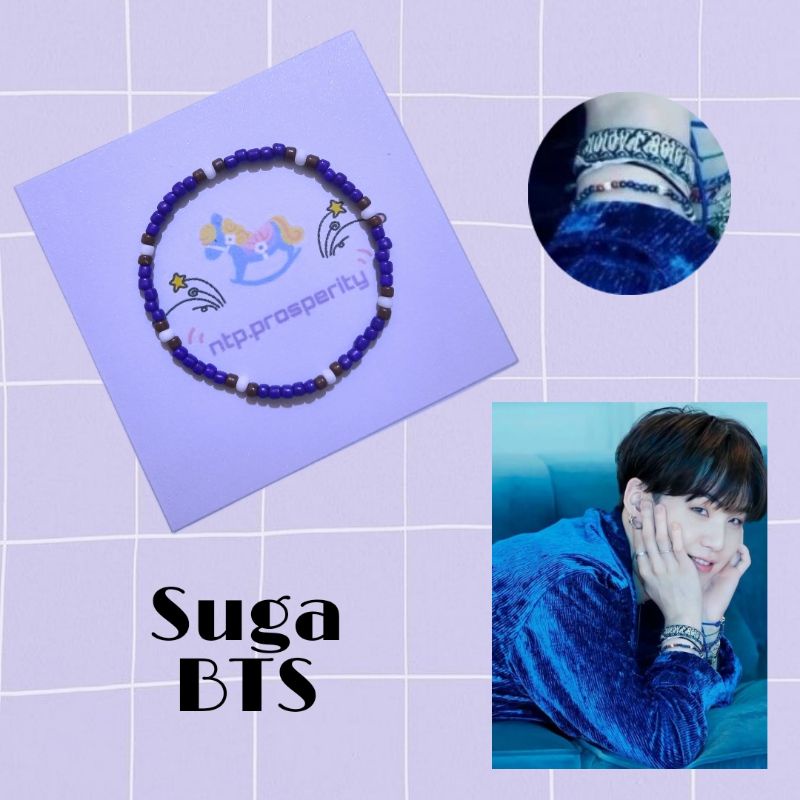 Jungkook Suga Seokjin Yoongi Jin BTS UNICEF Bracelet KPOP Bracelet