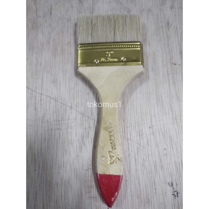 Kuas Cat SATUAN Ukuran 1 1.5 2 2.5 3 4 Inch Paint Brush Koas
