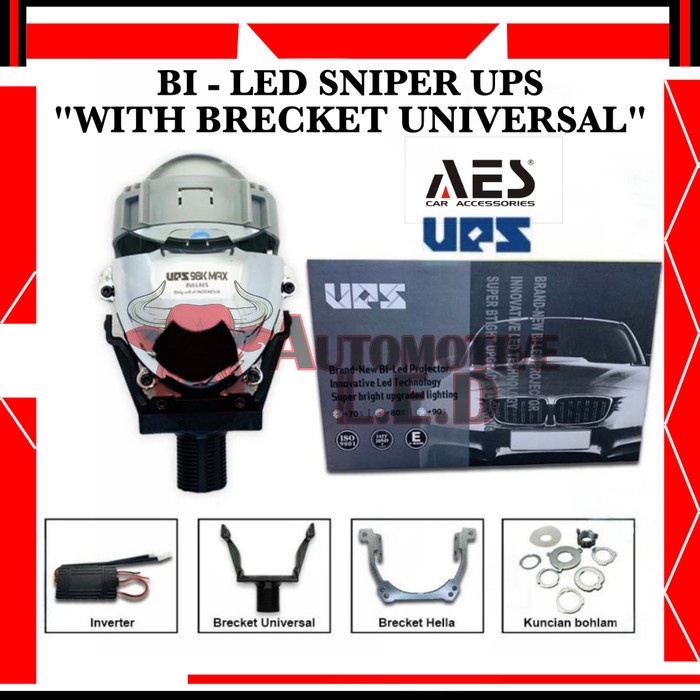 {duniastore} LENSA BILED SNIPER MAX UPS HELLA  PROJECTOR BILED SNIPER AES MAX Limited