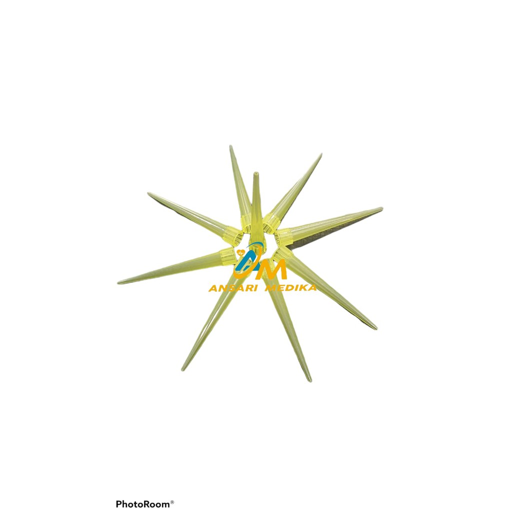 YELLOW TIP ISI 1000PCS VOL. 200UL