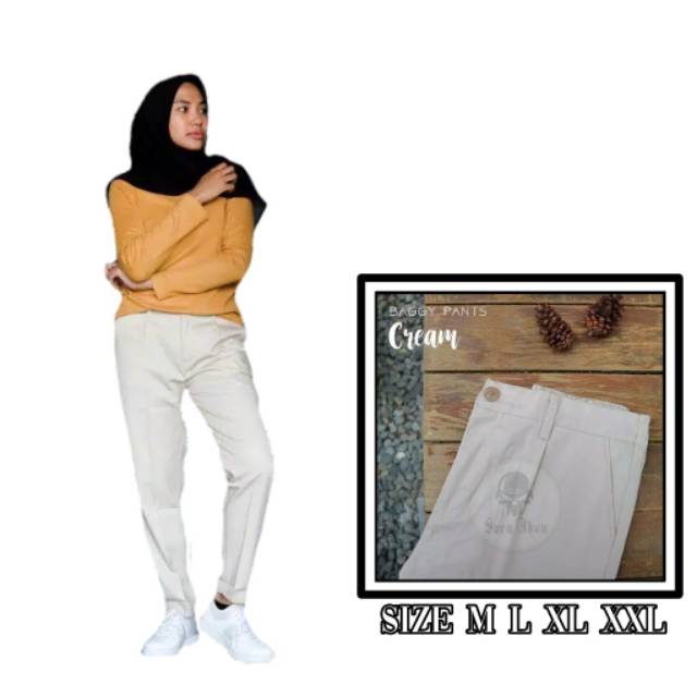 ♤zdw-352 Promo !!! BAGGY PANTS Latte beige nude maroon  ivory Dusty  pink white moss Tamolivia B7T7