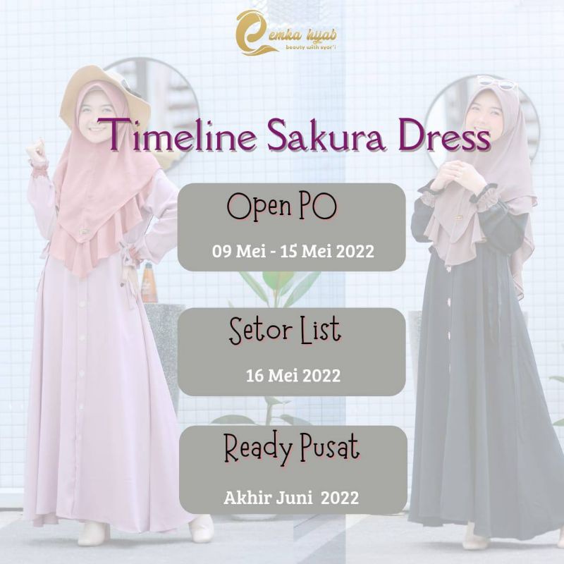 sakura dress by emka hijab