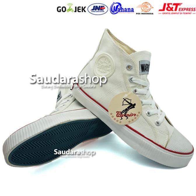 [BAYAR DI TEMPAT] Sepatu Warrior Classic / Sepatu Sekolah Warrior / Sepatu Warrior Putih {OBRAL