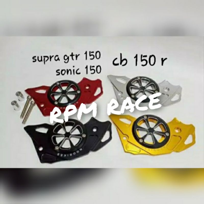 Tutup cover gear depan cb 150r sonic 150r k15 k45 k46 cb led universal full cnc