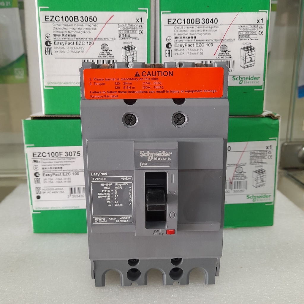 MCCB 3 PHASE SCHEINEDER 40A - 200A