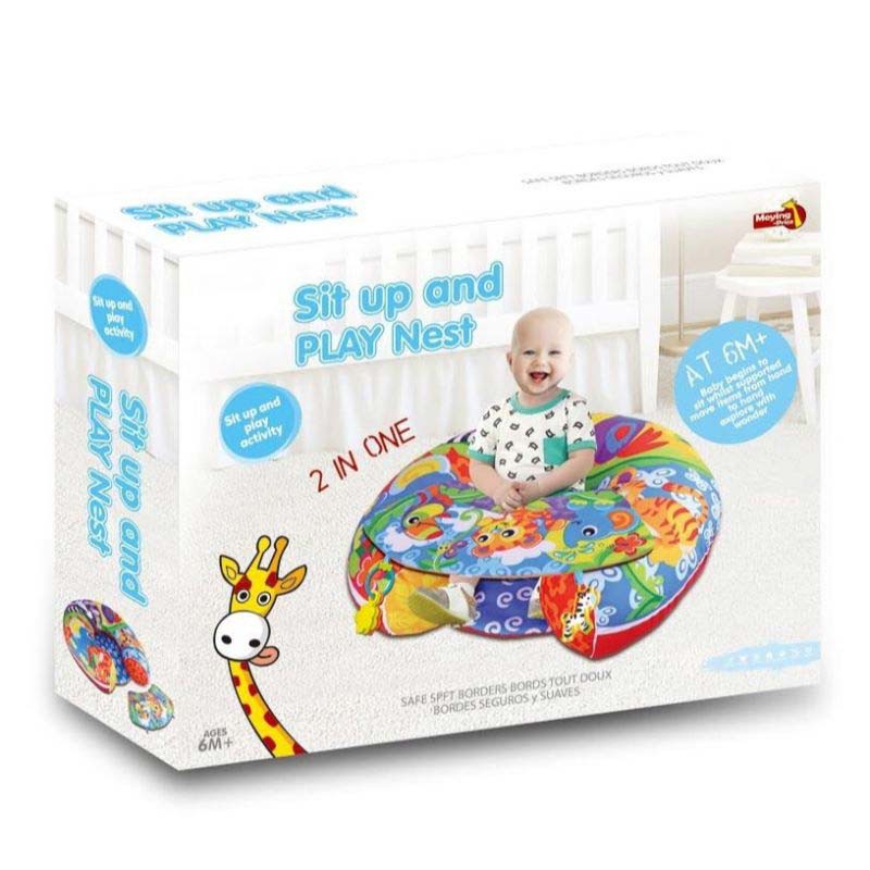 Meying-Price 2-in-1 Baby Sit Up n Play Nest Chair / Mainan Kursi Bayi Lantai Mainan Duduk