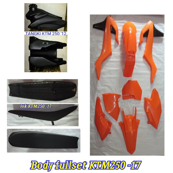 BODY FULLSET KTM250 2017 BODY SET LENGKAP KTM 250 2017 JOK