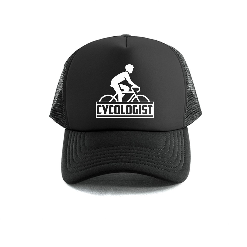 Topi Sepeda Road Bike Cycling Trucker Jaring Truckerhat Pria Wanita Gowes